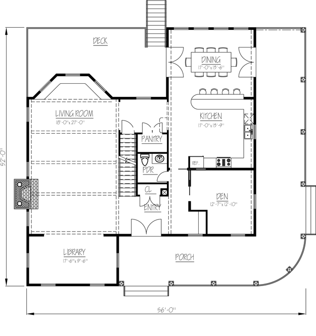 The Alexis Main Floor Plan